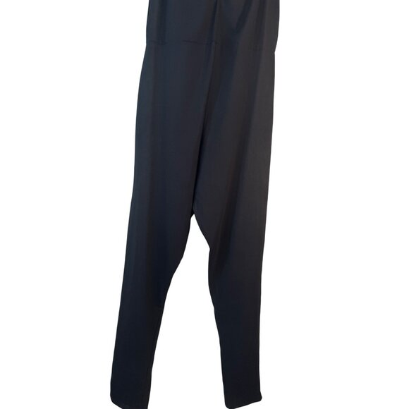 2/$30 NWT PLT Plus Size 18 Black Cotton Ruched Bust Jumpsuit - Picture 11 of 16